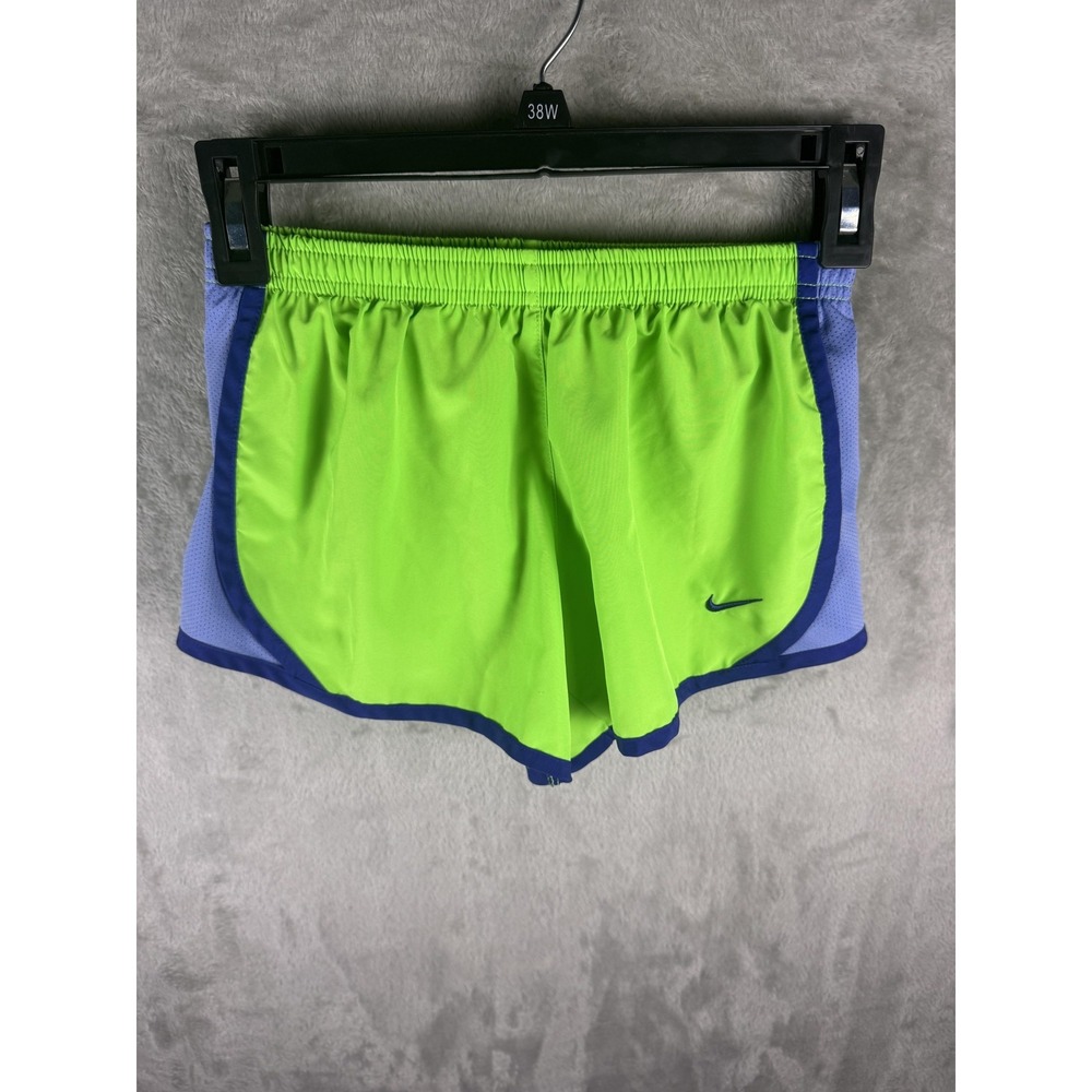 Nike Shorts Mens Medium Green 4" Dri-FIT Running Split Lined Athletic 455912-383
